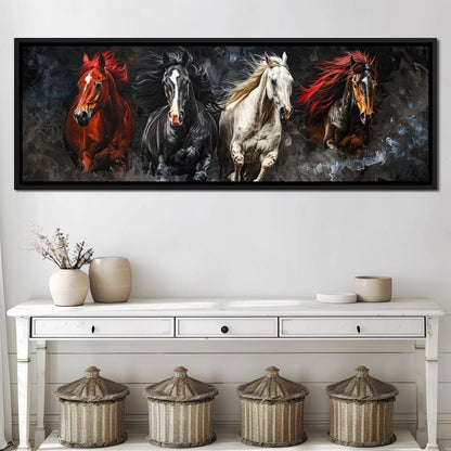 Gallop Through Wild Breeze Canvas Wall Art