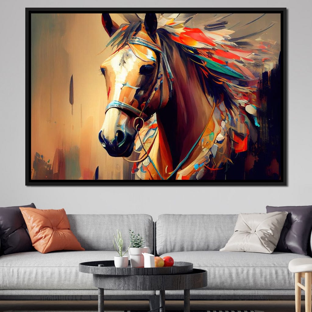 Cherokee Horse 2 Canvas Wall Art