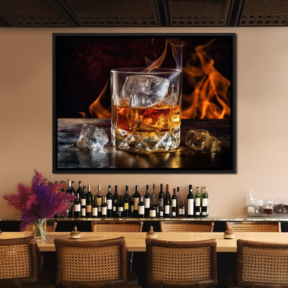 The Whiskey Enigma on Canvas Wall Art