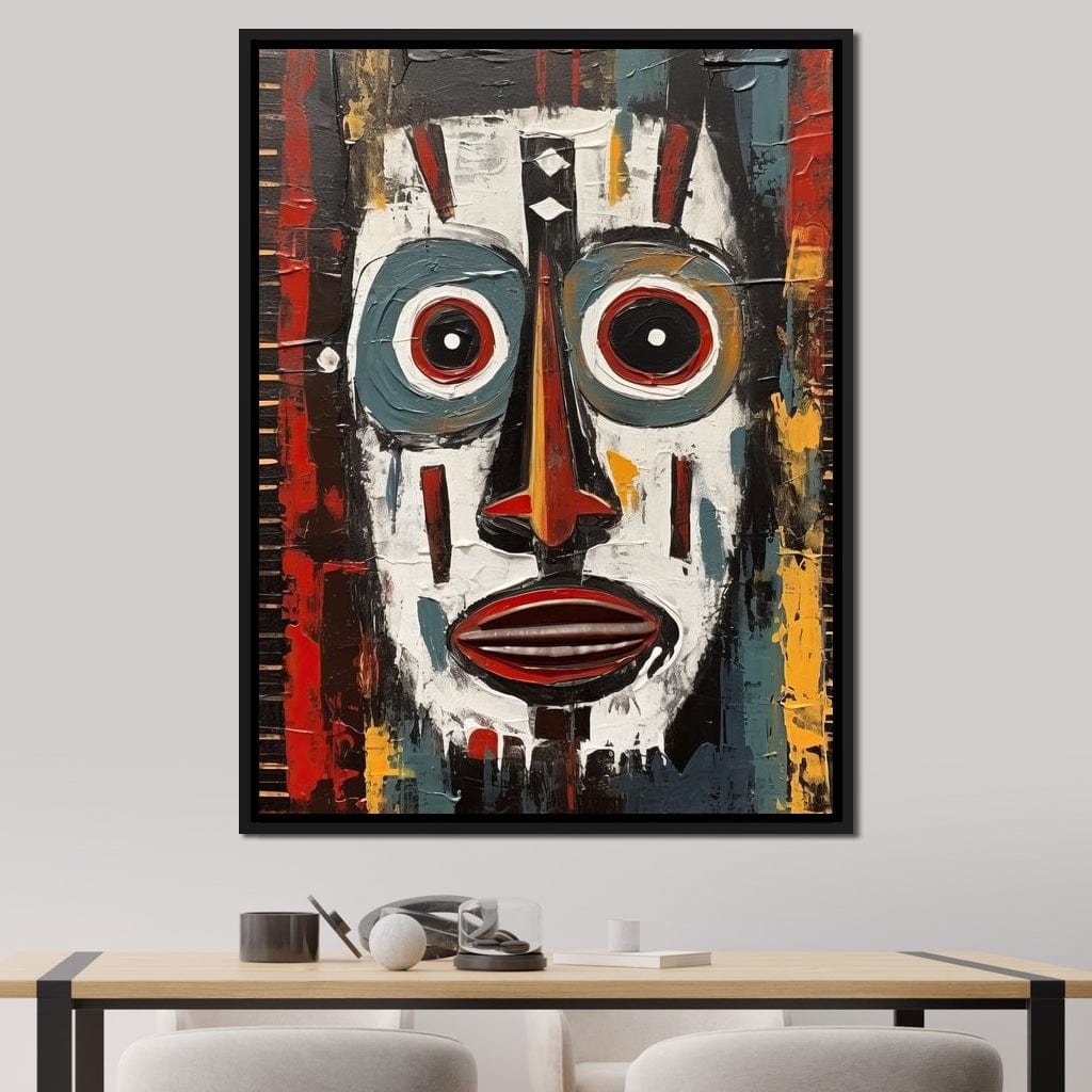 Tribal Mask 15 Canvas Wall Art