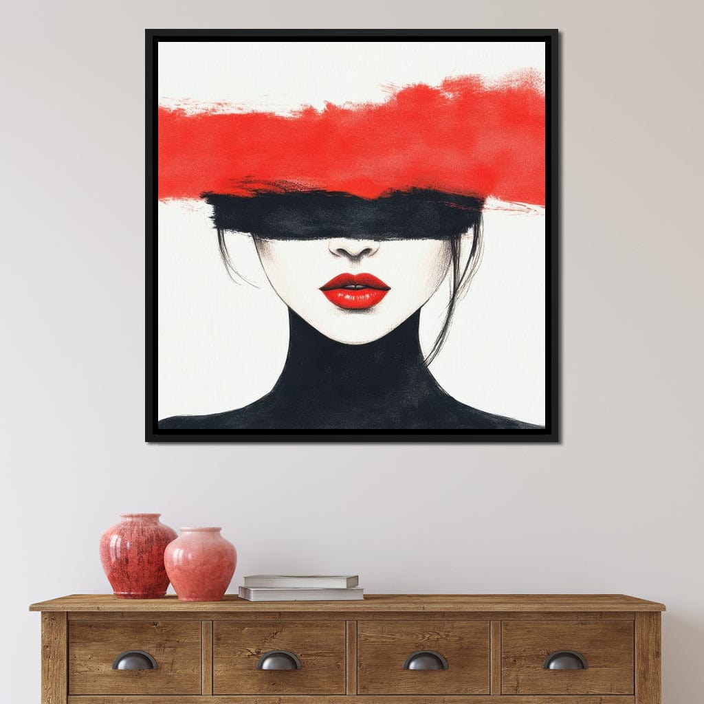 Radiant Allure Portrait Mystique Canvas Wall Art