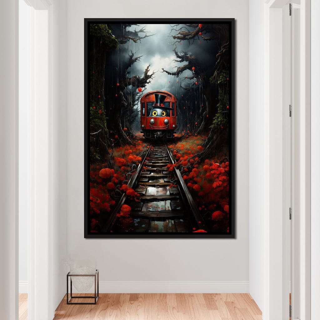 Monster Train Canvas Wall Art
