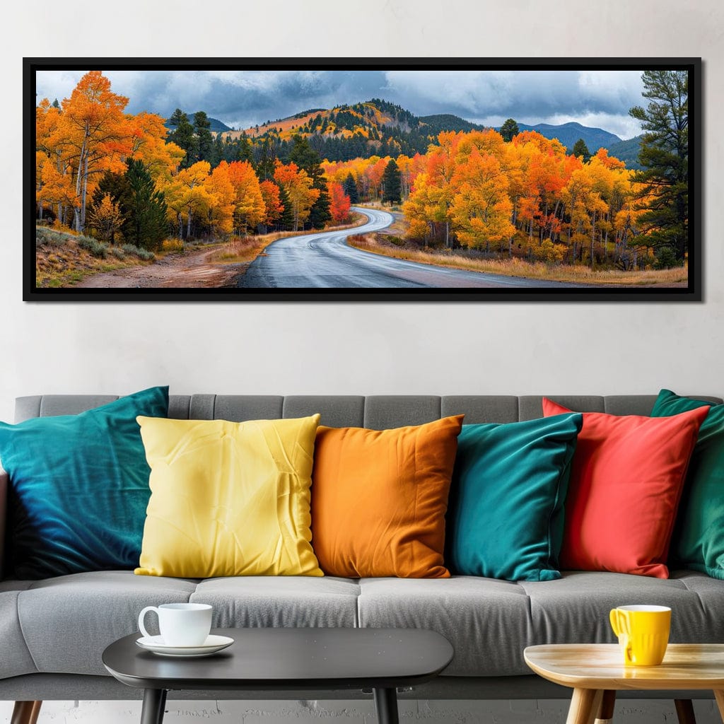 Autumn Serenade Journey Canvas Wall Art