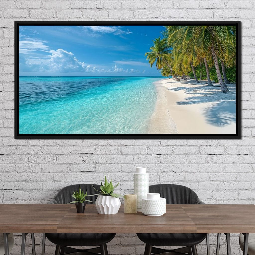 Tropical Shoreline Dreams Canvas Wall Art