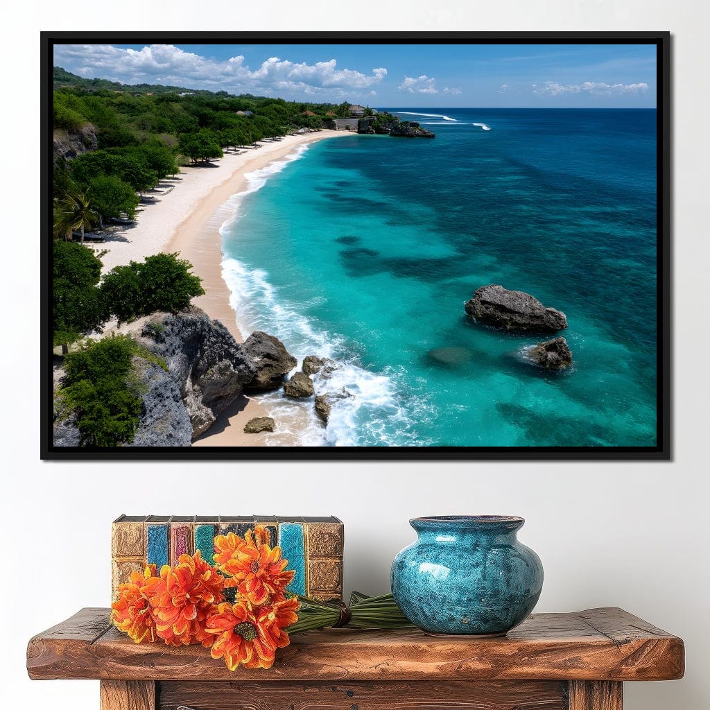 Ocean's Embrace Tranquility Canvas Wall Art