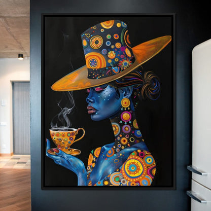Astral Afternoon Tea Canvas Wall Art