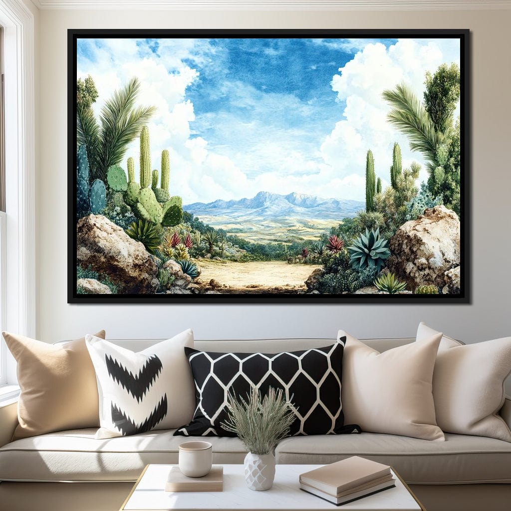 Desert Vista Dreams Alive Canvas Wall Art