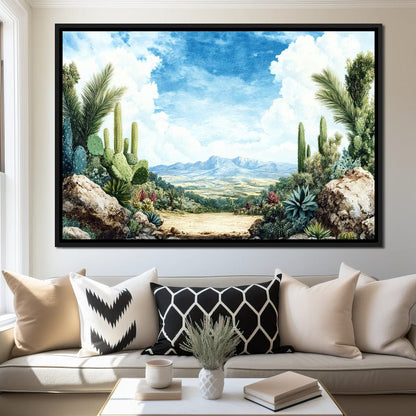 Desert Vista Dreams Alive Canvas Wall Art