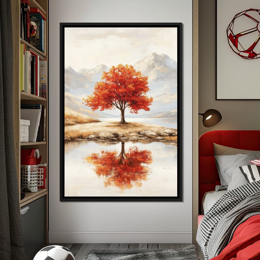 Reflections of Autumn Canvas Wall Art