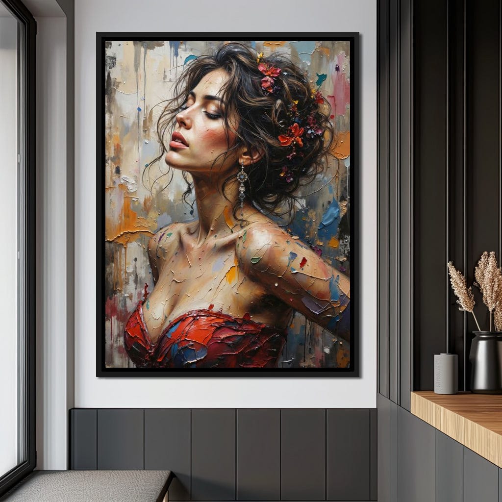 Whispering Beauty Canvas Wall Art
