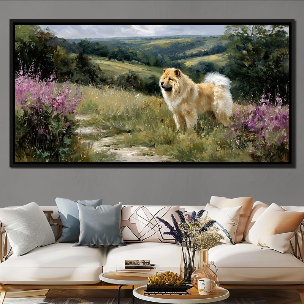 Chow Meadow Trail Summer Light Canvas Wall Art