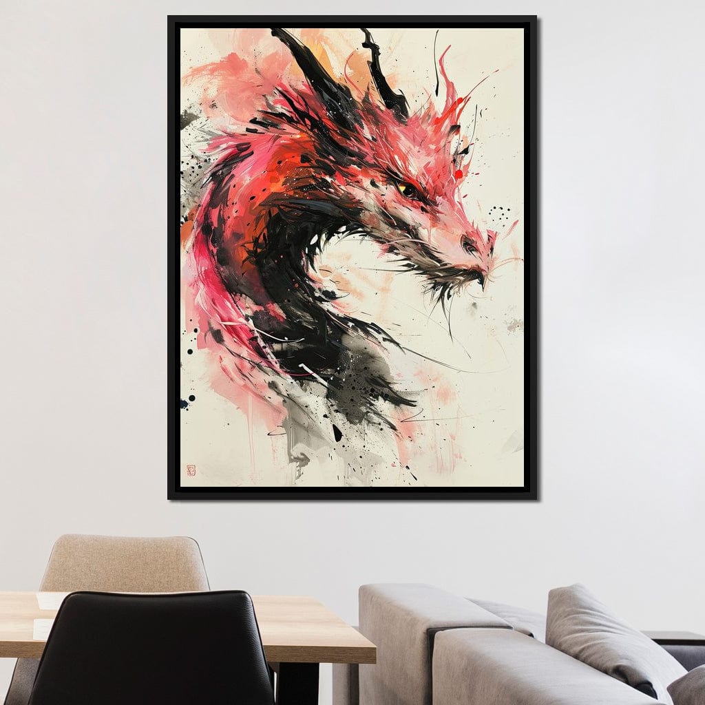 Vibrant Mythical Serenade Canvas Wall Art