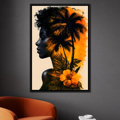 Tropical Soul Rising Heat Canvas Wall Art