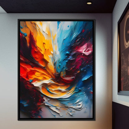 Color Burst Canvas Wall Art