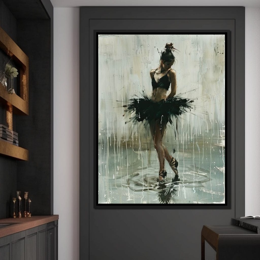 Ballet Dancer's Moment in Time Canvas Wall Art
