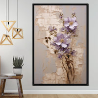 Blossoms Amidst Ruins Canvas Wall Art