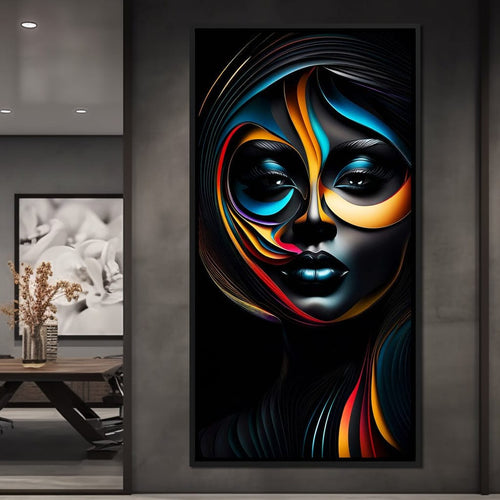 Female Portrait 085 Canvas Wall Art