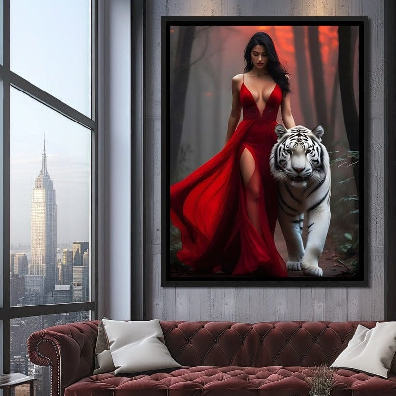 Female Portrait 198 Canvas Wall Art