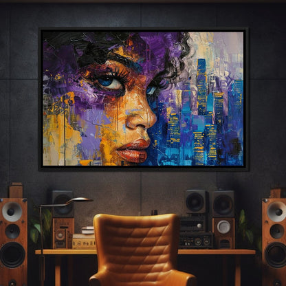 Urban Dreamscape Enchantment Canvas Wall Art