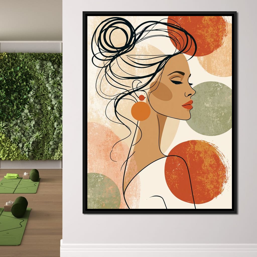 Reflections of a Soft Summer Evening Canvas Wall Art