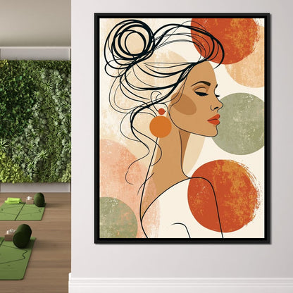 Reflections of a Soft Summer Evening Canvas Wall Art