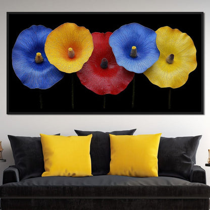 Petal Prism Canvas Wall Art