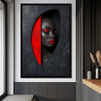Scarlet Whisper Canvas Wall Art