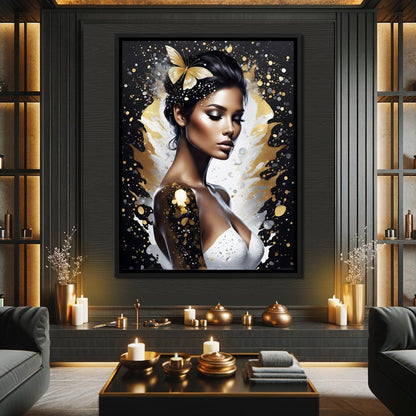 Female Portrait 194 Canvas Wall Art