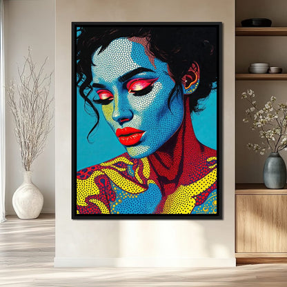 Abstract Seduction Canvas Wall Art