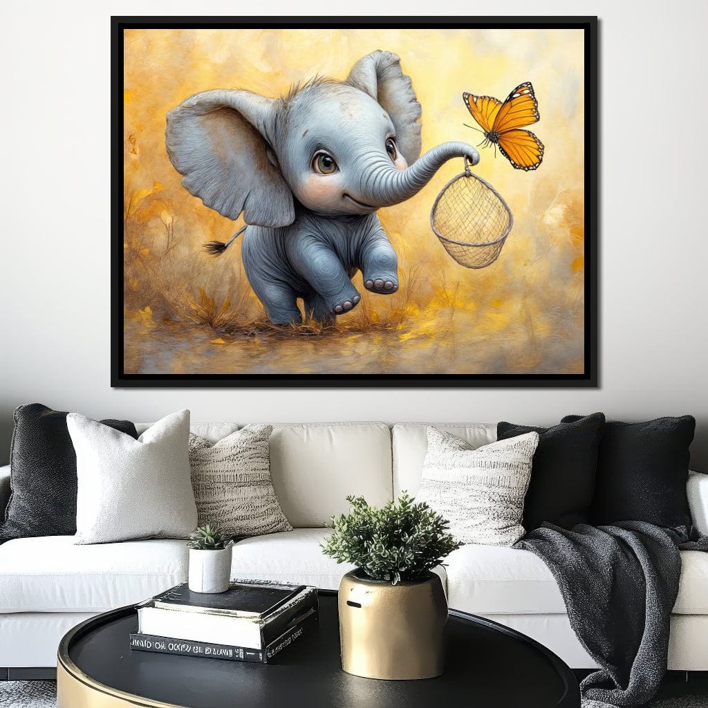 Innocence on a Golden Breeze Canvas Wall Art