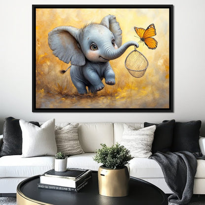 Innocence on a Golden Breeze Canvas Wall Art