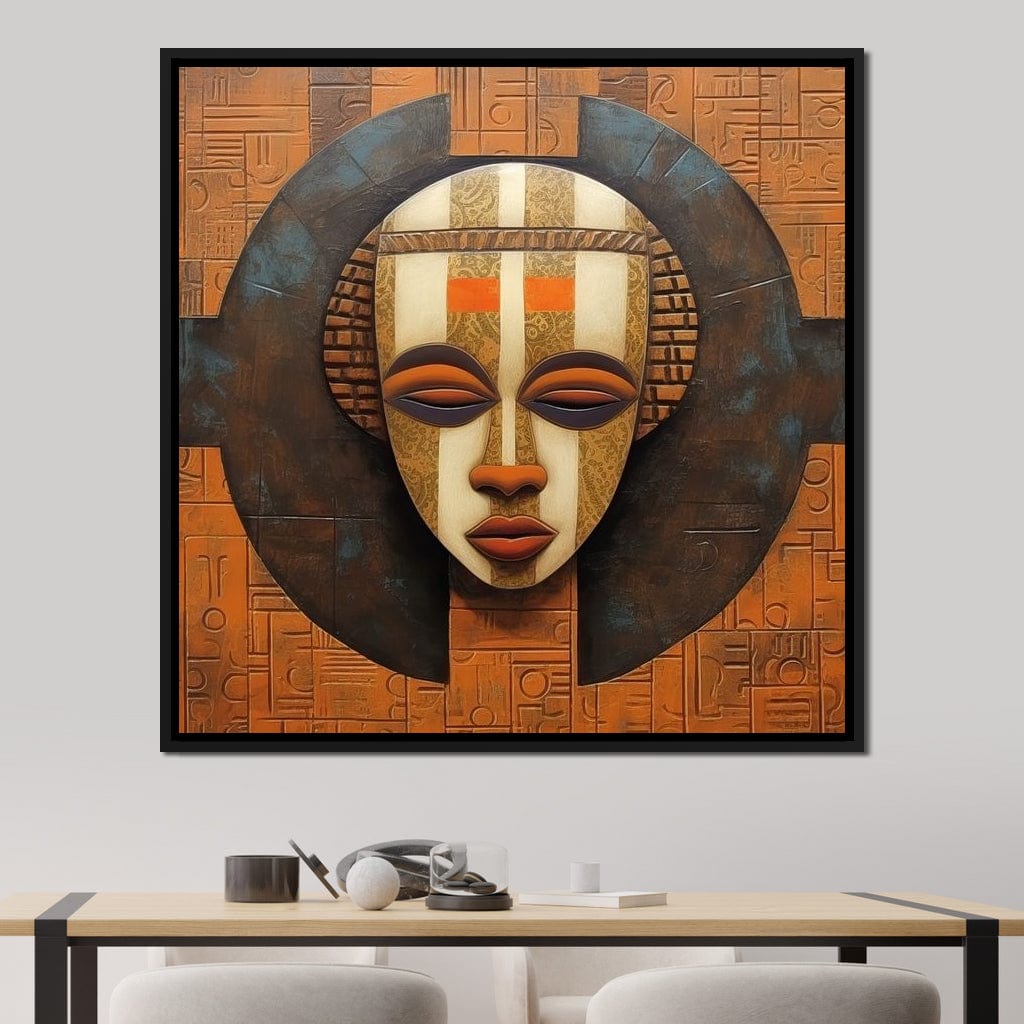 Tribal Mask 12 Canvas Wall Art
