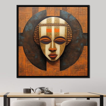 Tribal Mask 12 Canvas Wall Art
