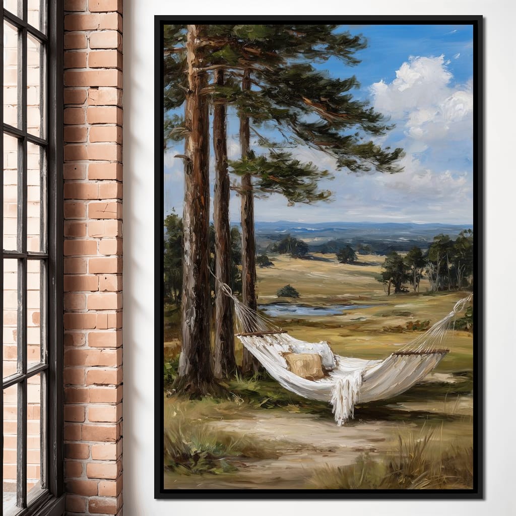 Pine Hammock Country Escape Canvas Wall Art