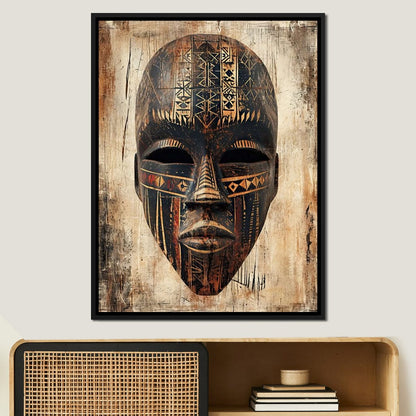 Tribal Echoes of Ancestry Canvas Wall Art