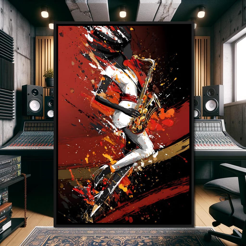 Rhythmic Pulse Of The Night Canvas Wall Art