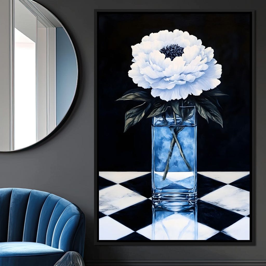 Dream Petals in Glass Enclave Canvas Wall Art