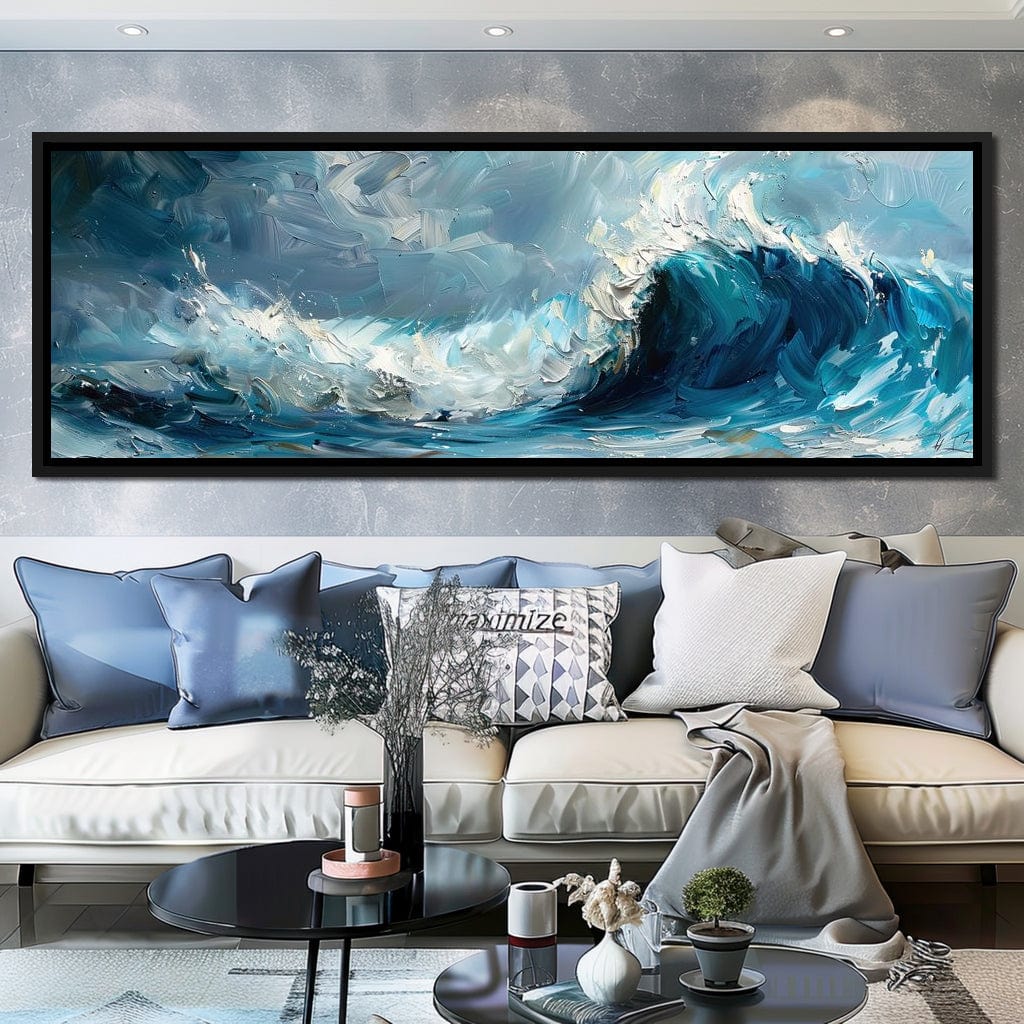 Oceanic Serenade Dance Canvas Wall Art