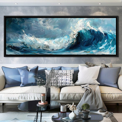 Oceanic Serenade Dance Canvas Wall Art