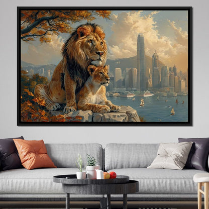 Urban Jungle Sovereigns Canvas Wall Art