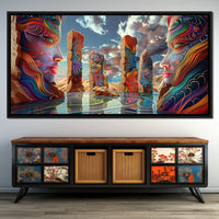 The Guardians of Psychedelia Canvas Wall Art