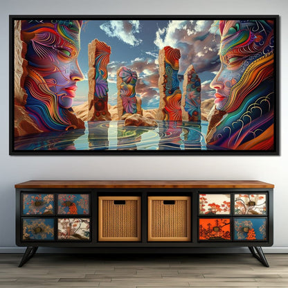 The Guardians of Psychedelia Canvas Wall Art