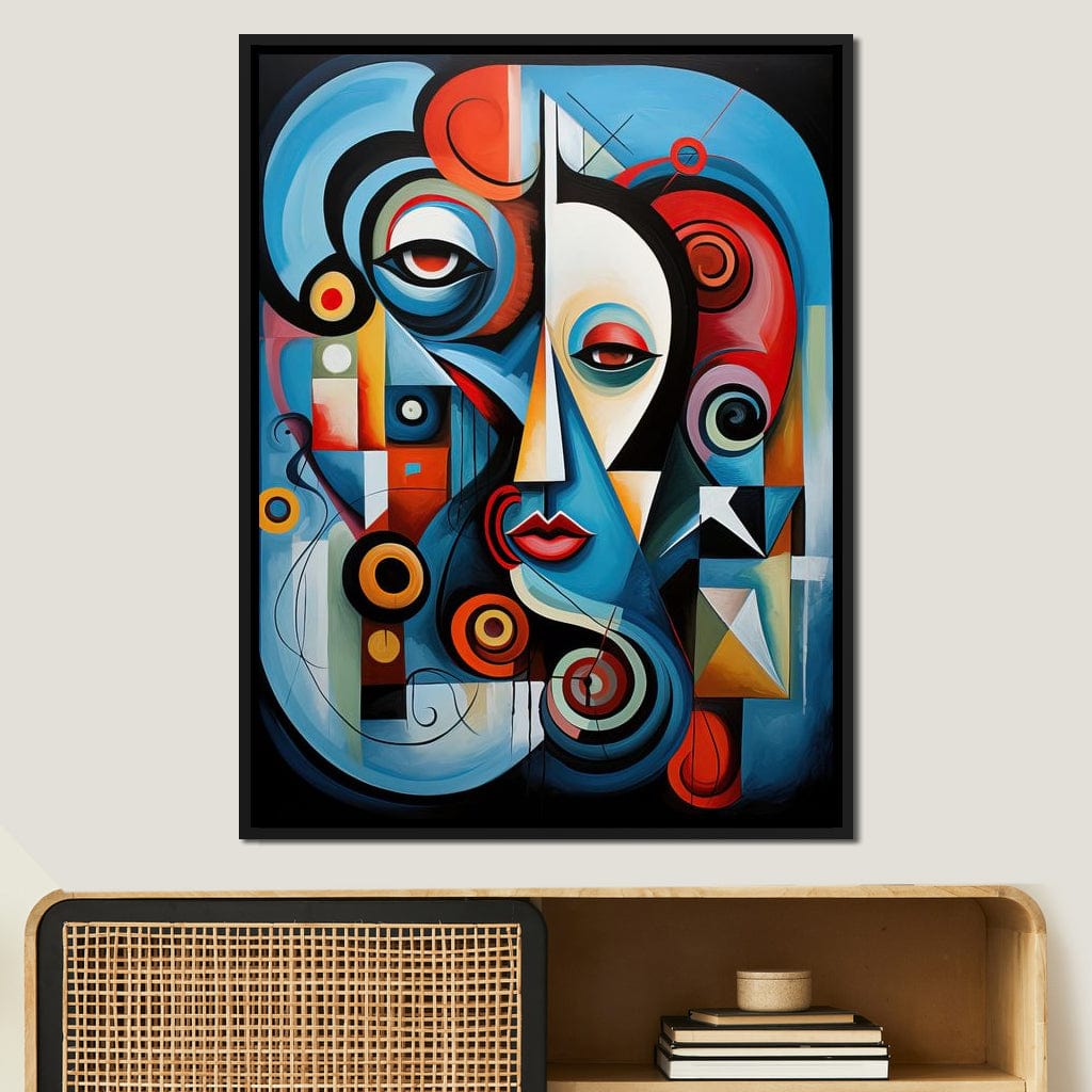 Carnival of Cubism Canvas Wall Art