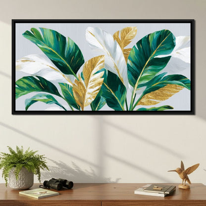 Gold Leaf Botanical Palmdream Canvas Wall Art