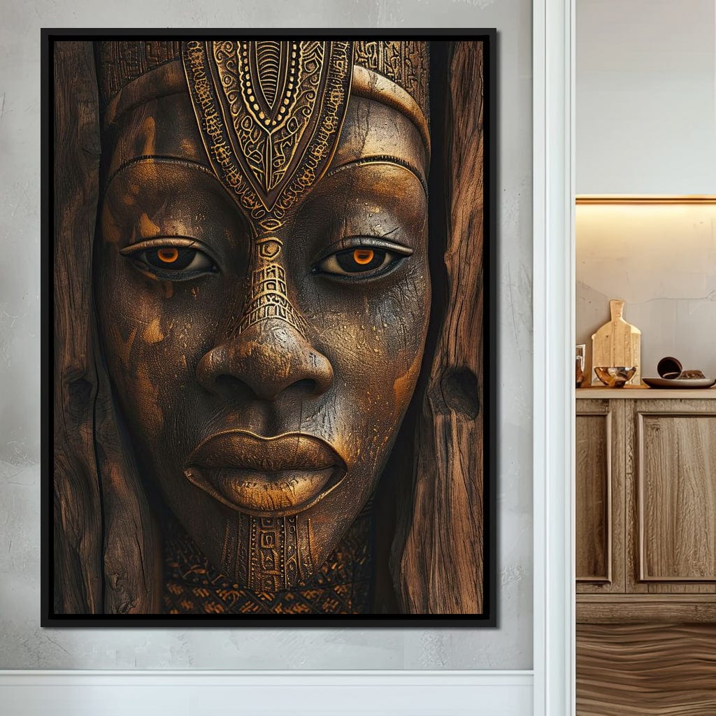 Ancient Golden Wisdom Canvas Wall Art