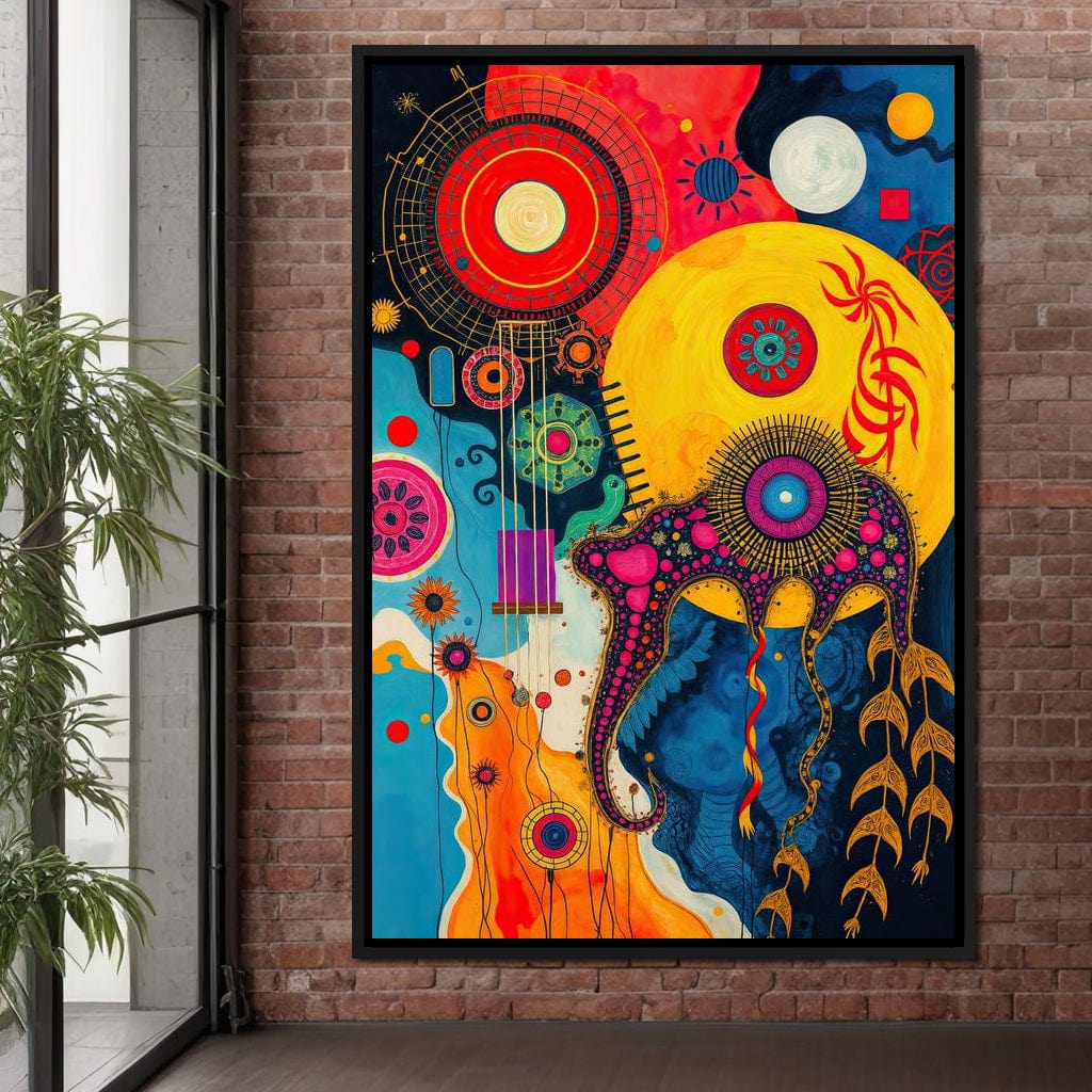 Dreams of an Octopus Canvas Wall Art
