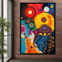 Dreams of an Octopus Canvas Wall Art