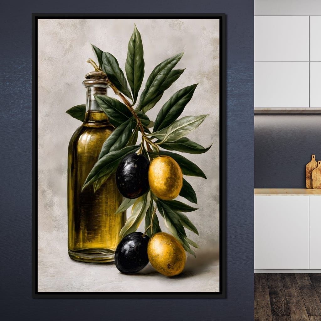 Harvest From The Mediterranean Grove Canvas Wall Art