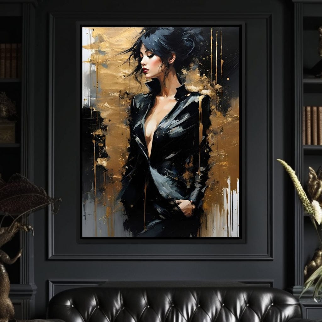 Female Portrait 0052 Canvas Wall Art
