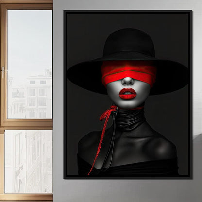 Scarlet Obscura Canvas Wall Art